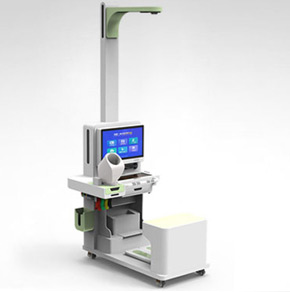健康一体机控制部电连接的体重秤
